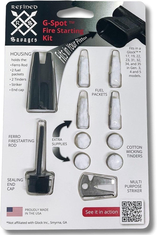 Fire Starter Kit - Flint Fire Starter Tools & Accessories for Outdoor Use