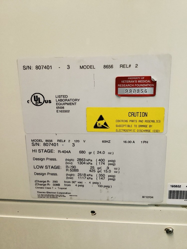 Thermo Forma - 86C ULT Freezer 