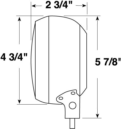 Peterson 507 Tractor Implement Light Par 36 Rubber Sealed Beam