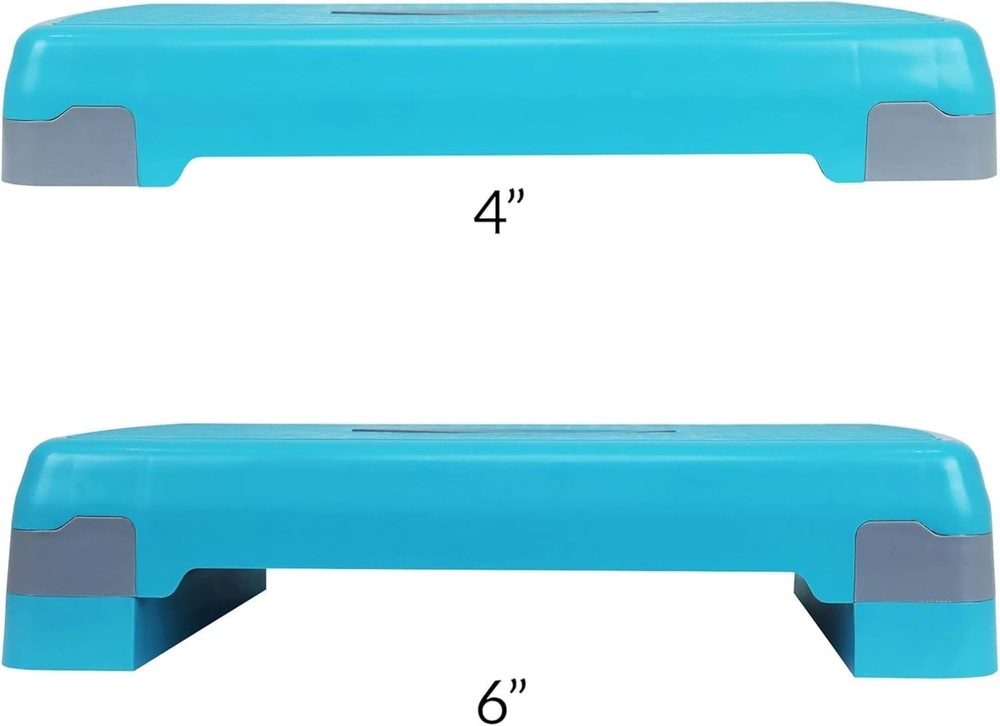 Adjustable Aerobic Stepper Platform Trainer, 27-Inch