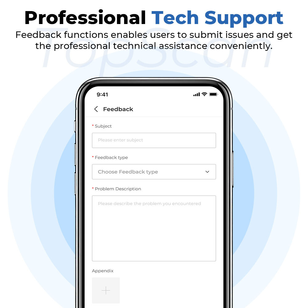 🔥TOPDON TopScan OBD2 Diagnostic Tool Scanner Full System Bluetooth Code Reader