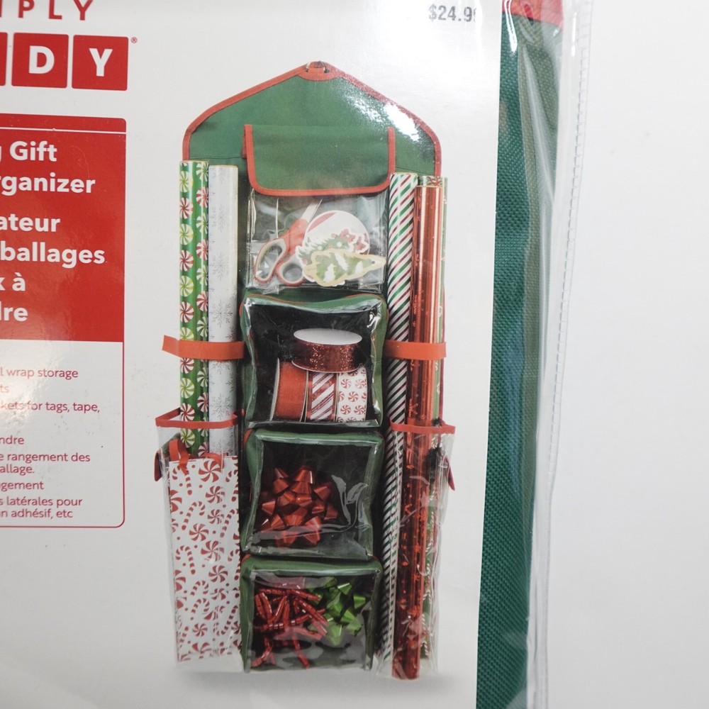 Simply Tide Hanging Gift Wrap Organizer