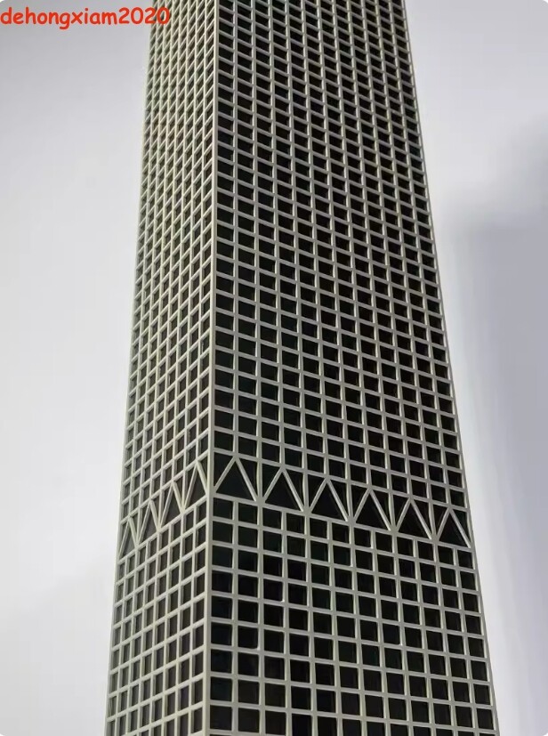 1/150 Building Model Office Building Scene Architecture Assembled Skyscraper