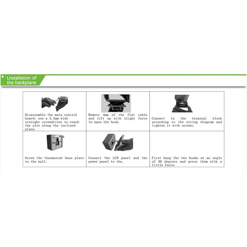 User Friendly Fan Coil Thermostat for For central Fresh Air System Control
