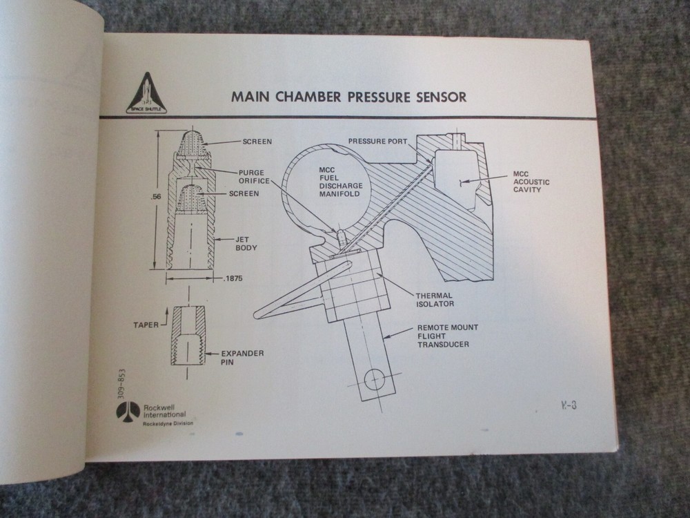 NASA/ROCKETDYNE SPACE SHUTTLE SSME 1980 ENGINE DEVELOPMENT REVIEW+BOOKLET