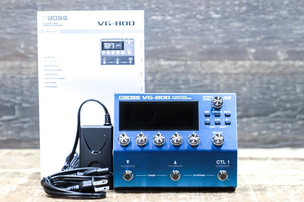 Boss VG-800 V-Guitar Processor Next-Generation Modeling & Amp/Effects Processor