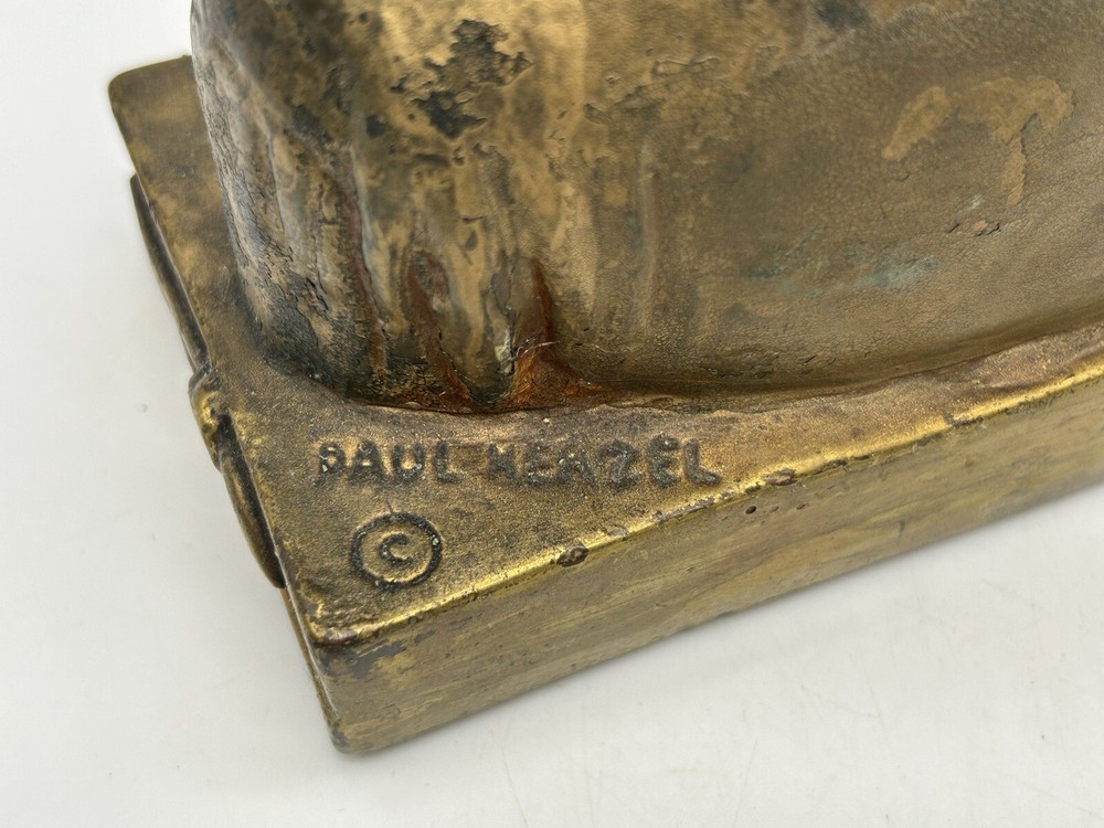 Armor Bronze Buccaneer Pirate Bookends ca. 1937