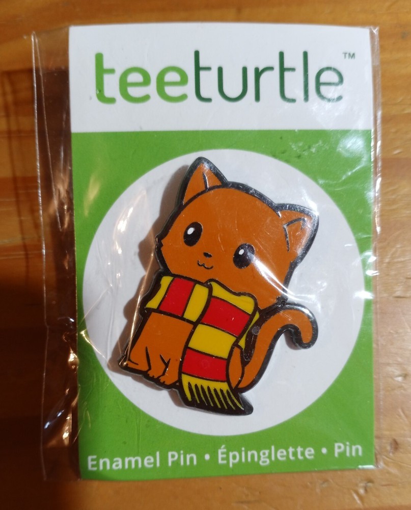 Teeturtle Brave Kitty Pin - Brand New & Sealed