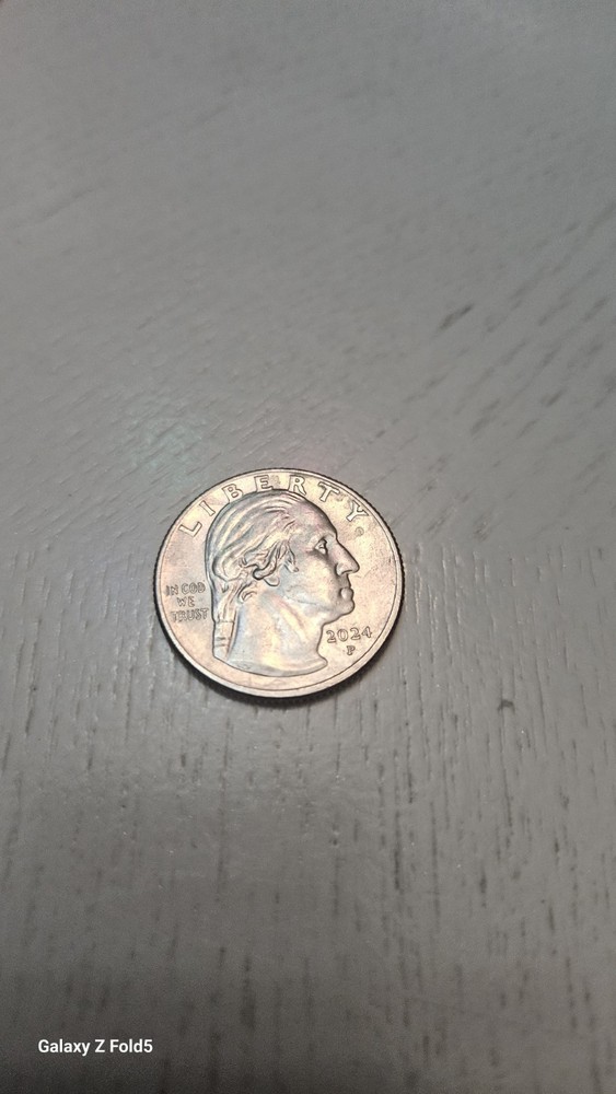 2024 P Patsy Takemoto Mink QUARTER ERROR " IN *COD* WE TRUST "