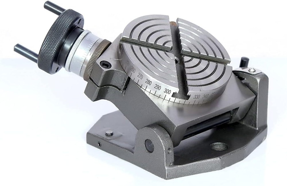 Horizontal Vertical 4" Inch II 100 mm Rotary Milling Table