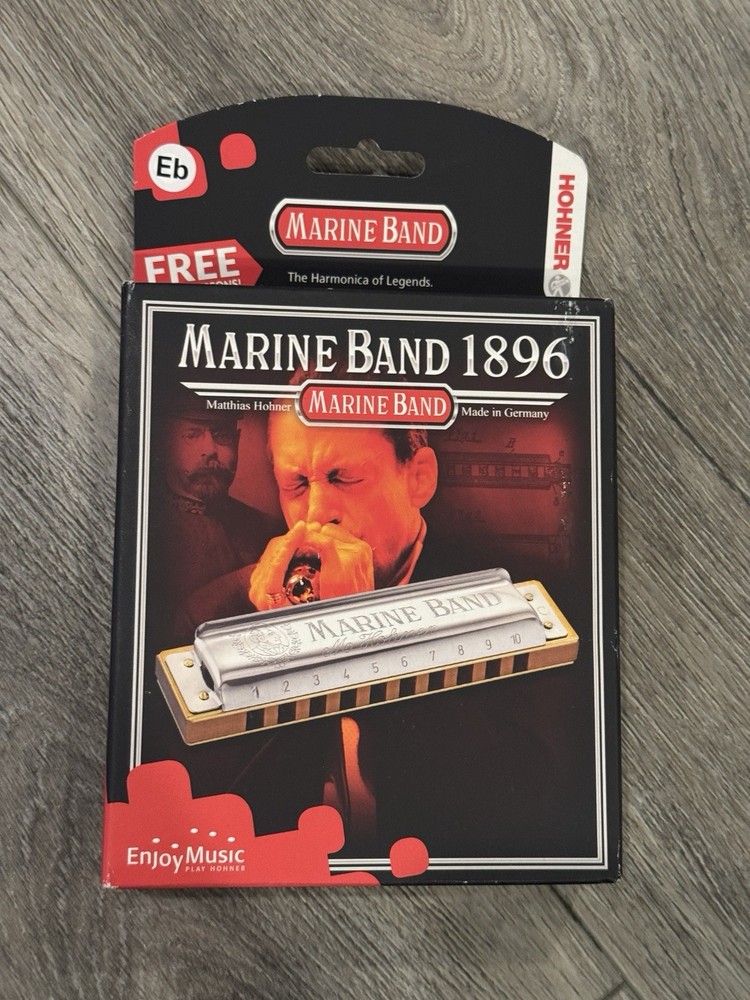 Hohner 1896 Marine Band Harmonica Eb