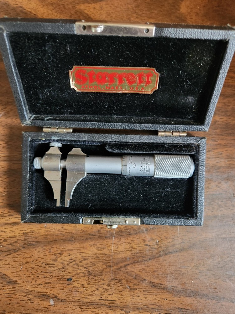 Vintage Starrett No. 700 Inside Micrometer Precision Tool