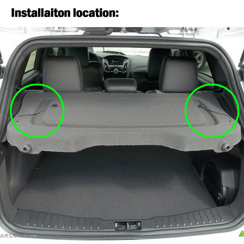 2PCS Parcel Shelf Strap String Fit For Ford Focus Hatchback MK3 2011-2018