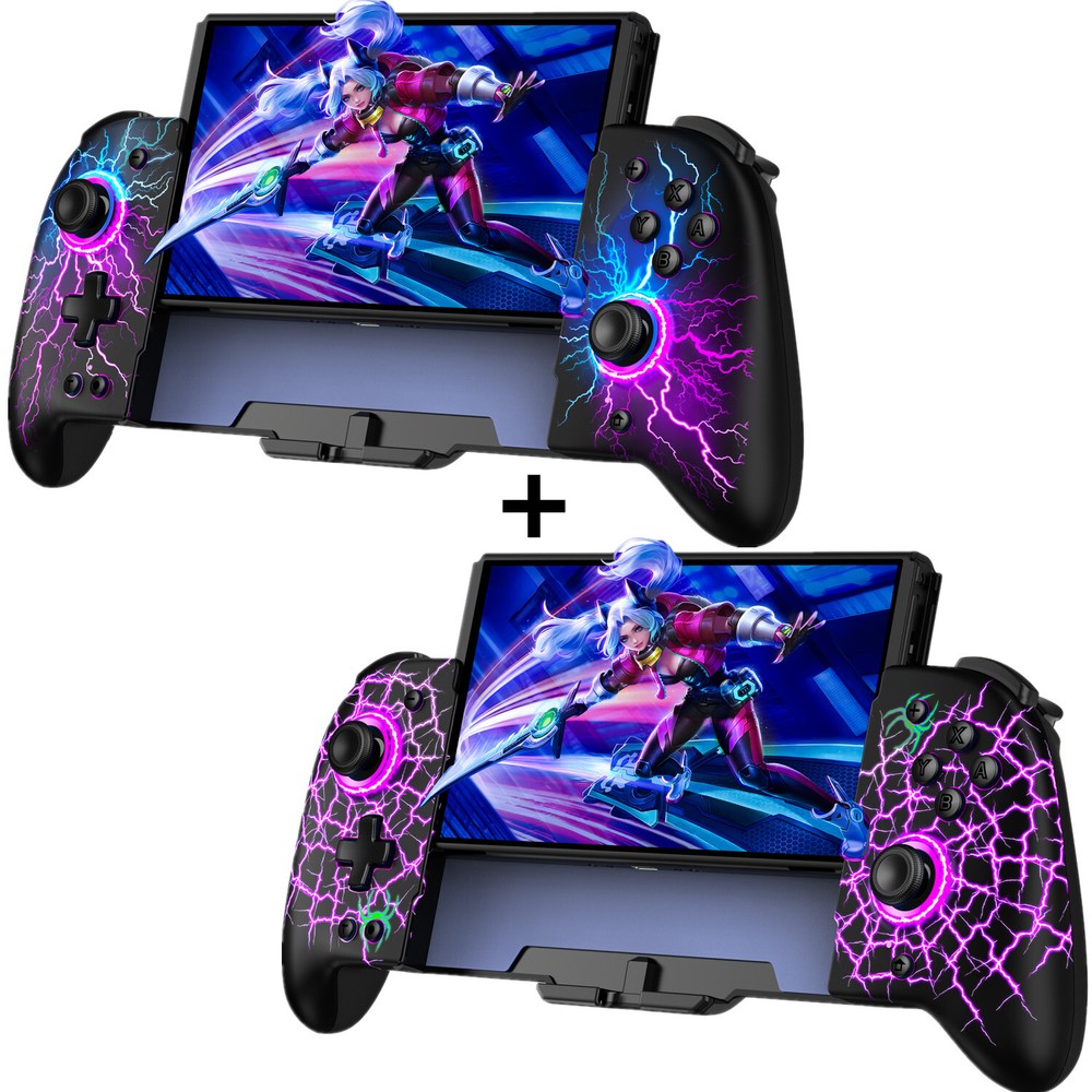 2Pcs Wireless Pro Controller For Nintendo Switch/OLED Joy-con Gamepad Controller