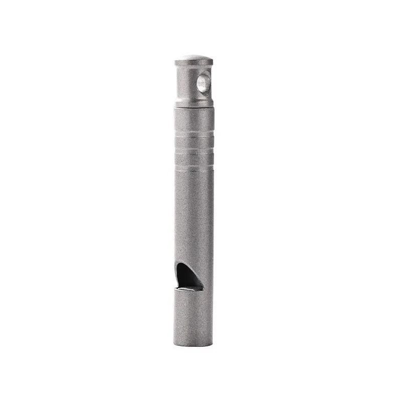 2pack Titanium Emergency Survival Whistle Mini Edc Tool for Hiking & Camping