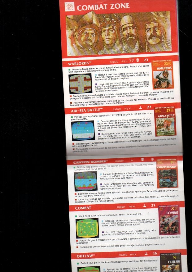 atari video games catalog old console 128 pages 80s 32 pages