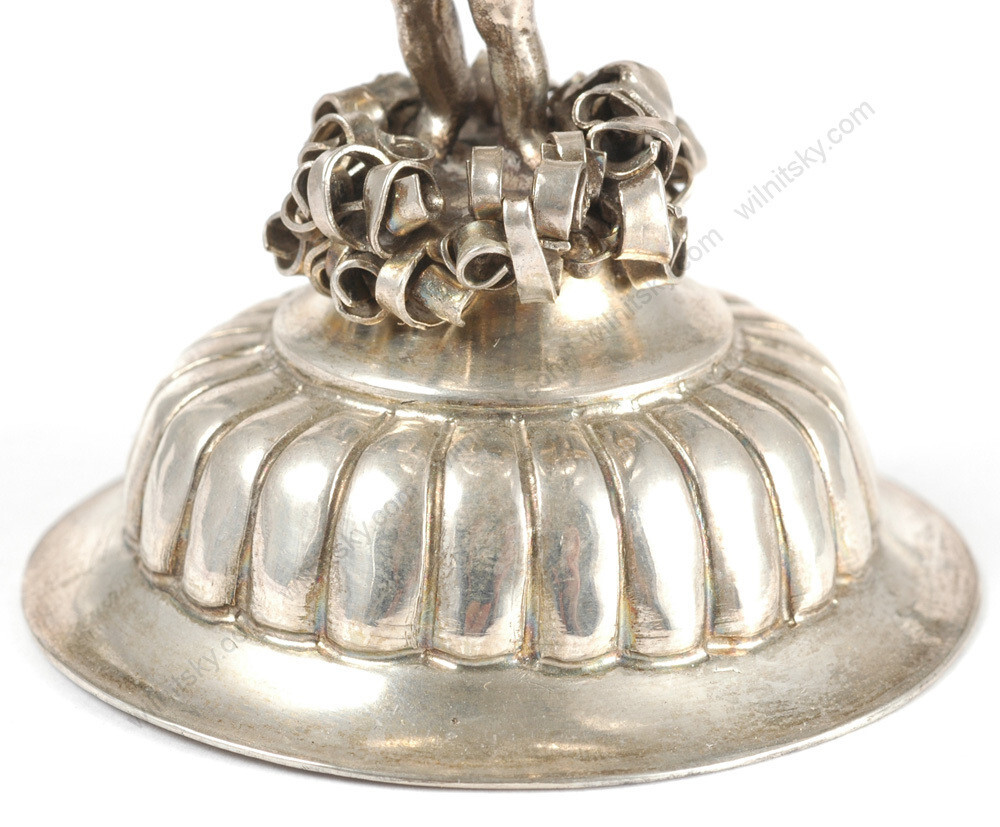"German silver cup in Baroque style" 19th century