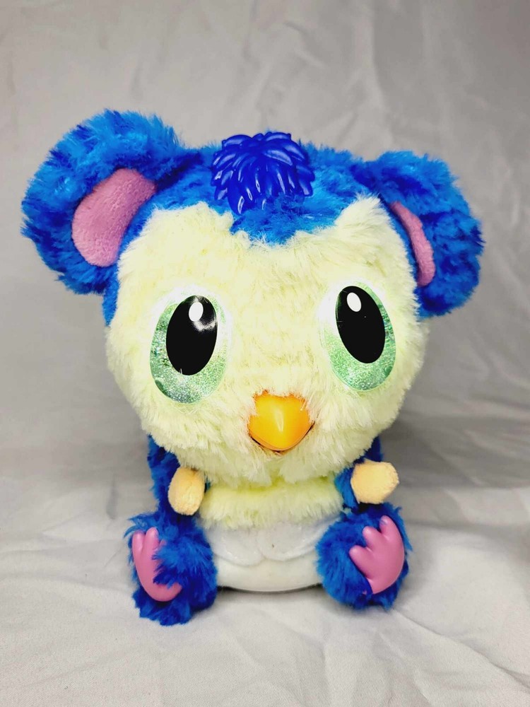 Hatchimals Interactive Hatchibabies Blue Owl 6 Tested Working Large Sparkle Eyes