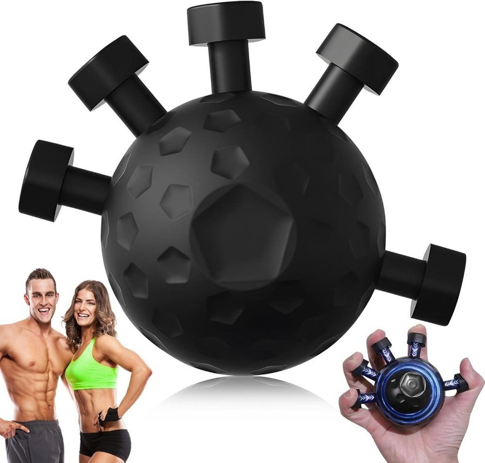 Finger Grip Strengthener Hand Grip Strength Trainer Adjustable Forearm Exerciser