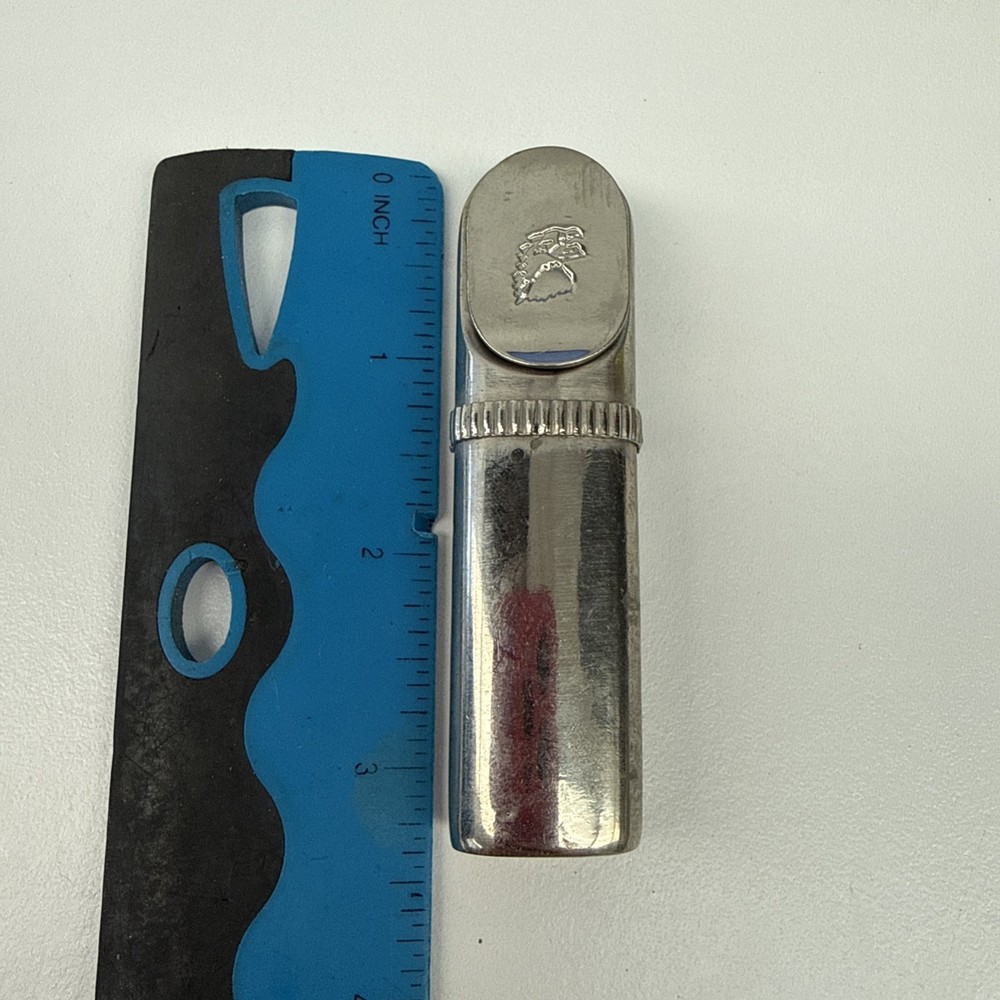 Unique Design With Eagle, Silver Tone Metal Butane Lighter
