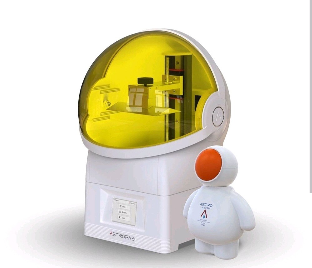 NEW AstroFab Sun Yellow MSLA High Resolution 3D Printer!
