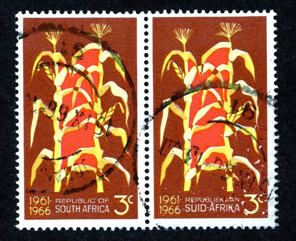 Stamp South Africa, Scott # 312 used pair