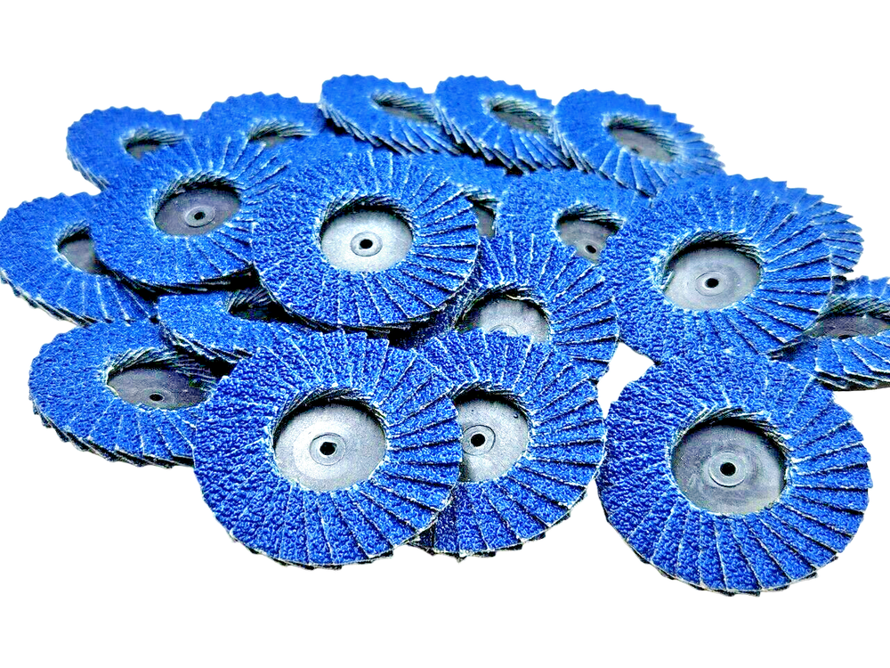 20 Pack - 3" Mini Flap Discs Quick Change Sanding Disc- 36 Grit