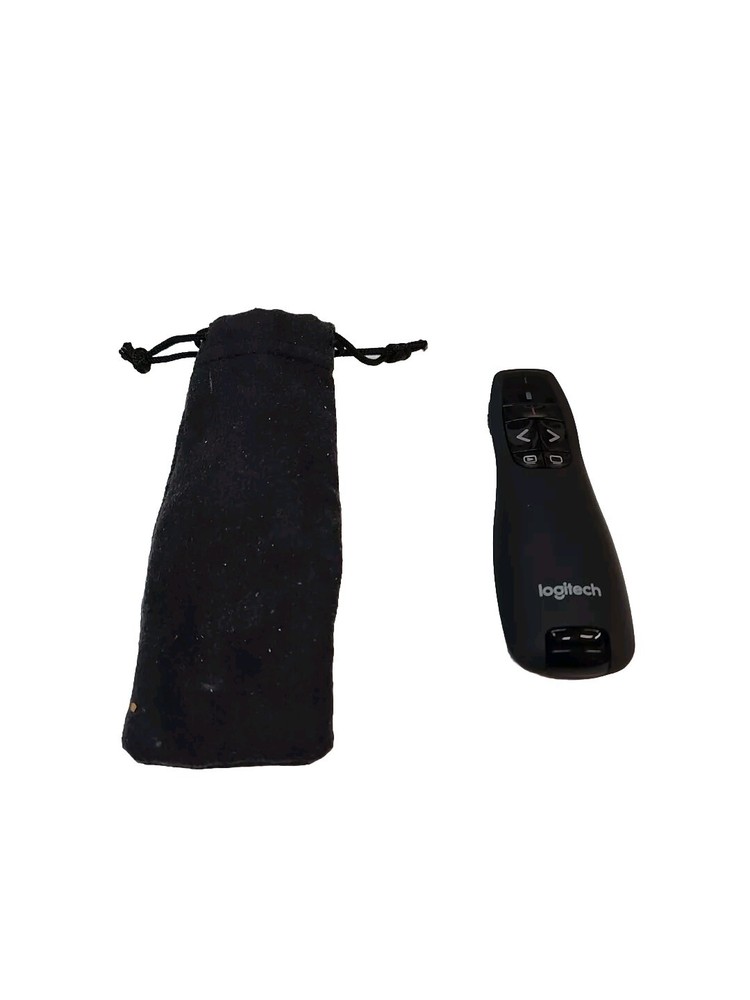 Logitech R400 Wireless Presenter Red Laser Pointer With Dongle
