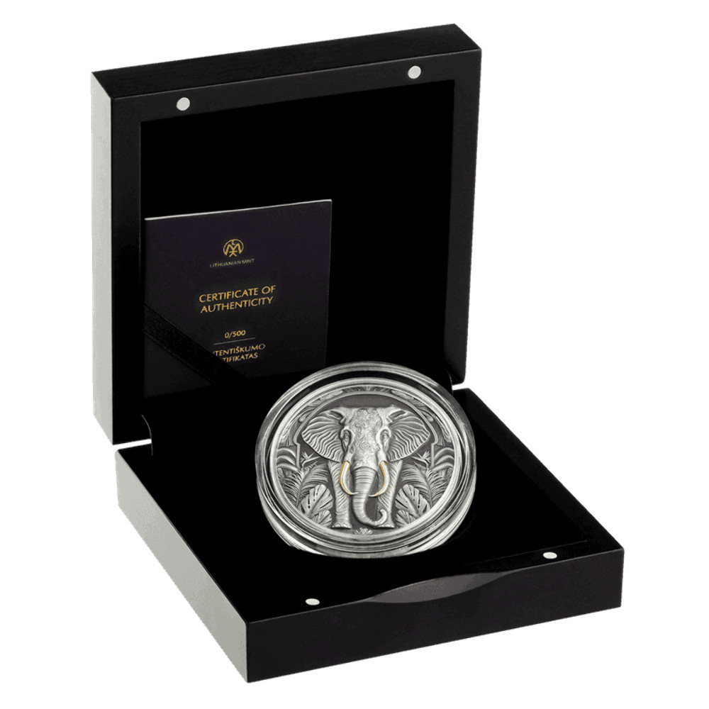 2 oz Silver ELEPHANT Save the Powers Coin 2024 Niue