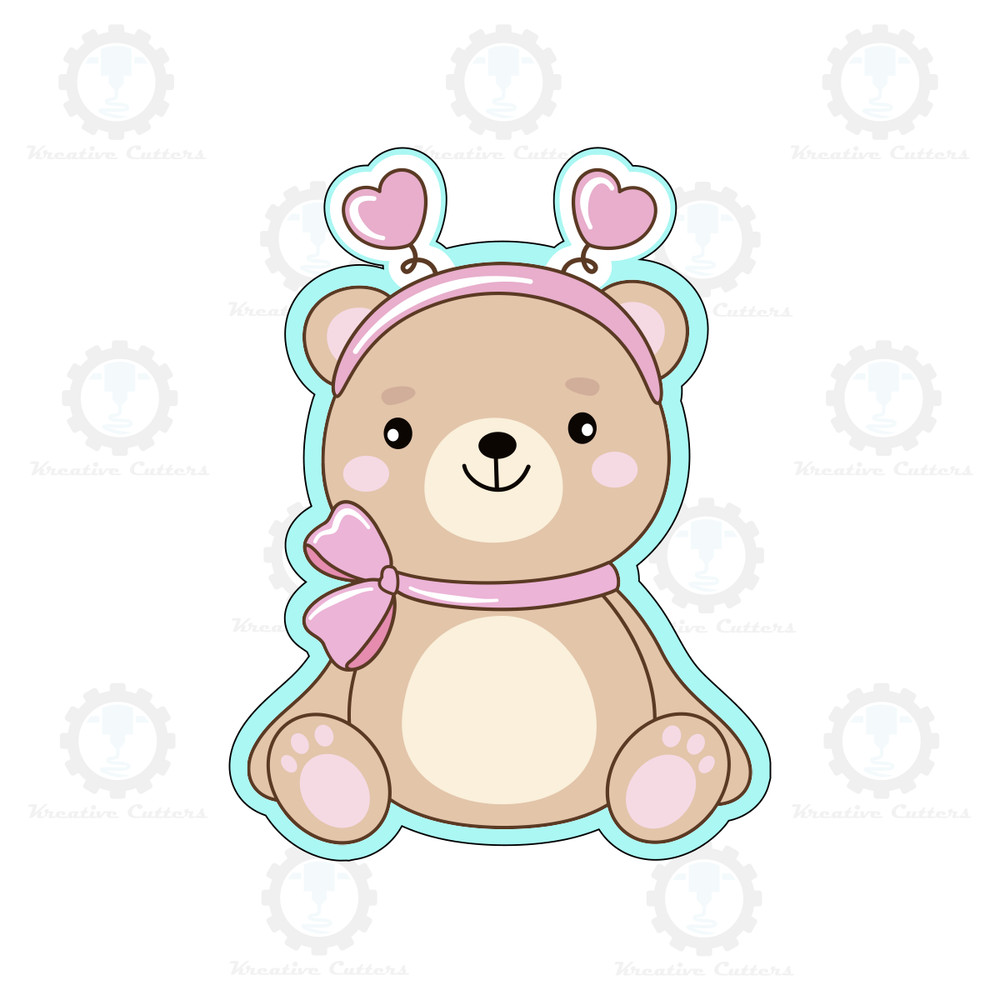 Girly Bear Cookie Cutters