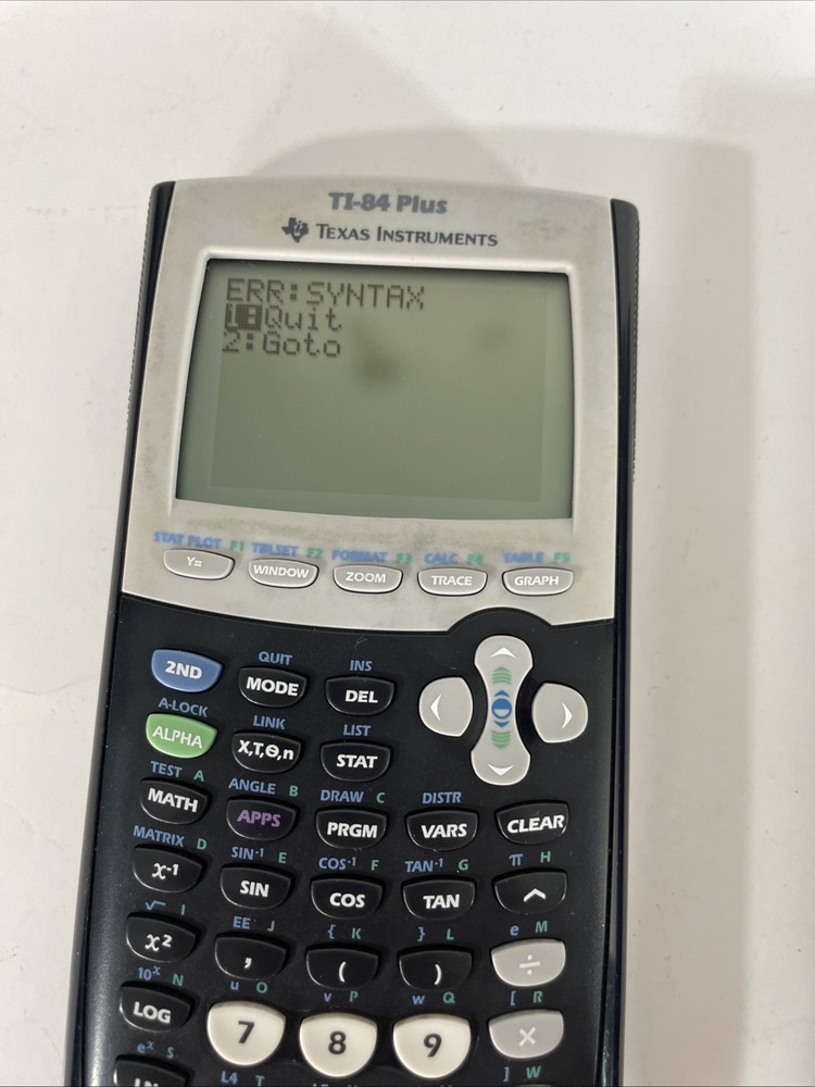 Texas Instruments TI-84 Plus Graphing Calculator Tested Works
