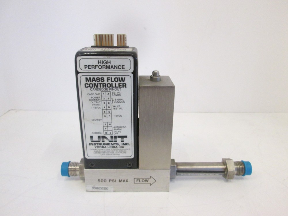 Unit Instruments, UFC-1100A, MFC w/ Filter, 200 SCCM, SIH4, Used