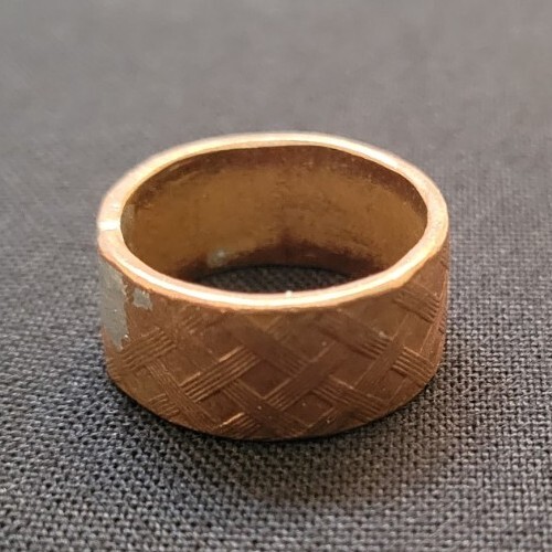 Vintage Southwestern Copper Band Ring
