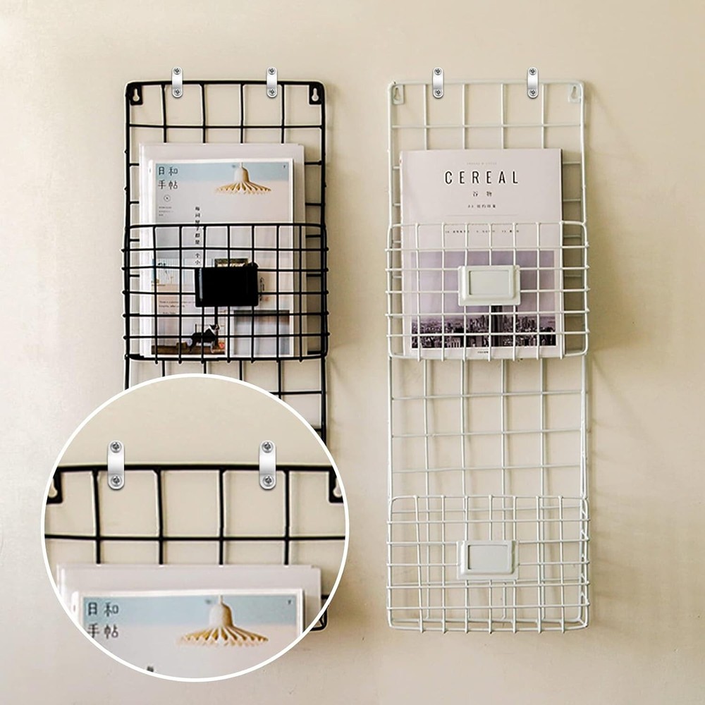 Metal Shelf Clips For Wire Shelving (48-pack)