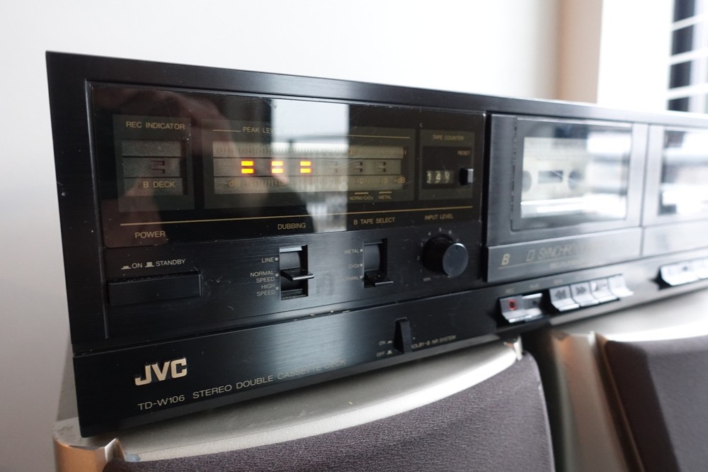 JVC TD-W106 Stereo Double Cassette / Tape Deck Player