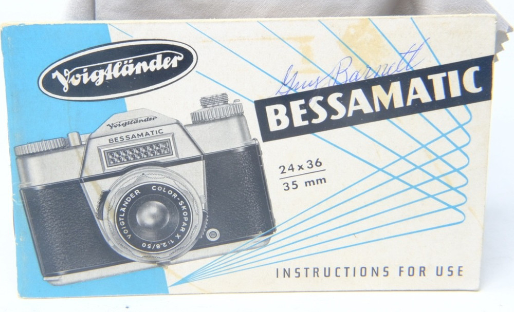 Voigtlander Bessamatic Original Instruction Manual