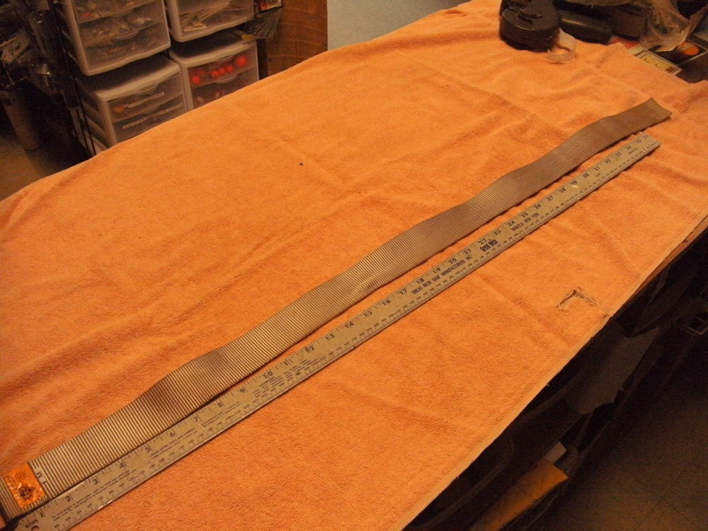 Sand Tan Rigger Type Belt Size M 39 inches long US Military Issue