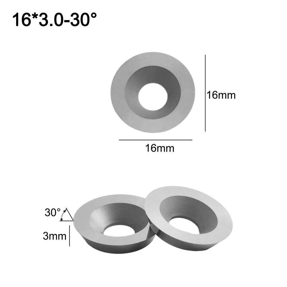 Professional grade round carbide inserts pack suitable for wood For Lathes