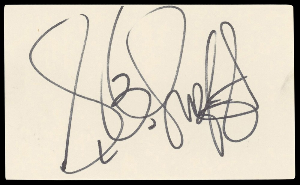 Al B. Sure Authentic Signed 3x5 Index Card Autographed BAS #BL96897