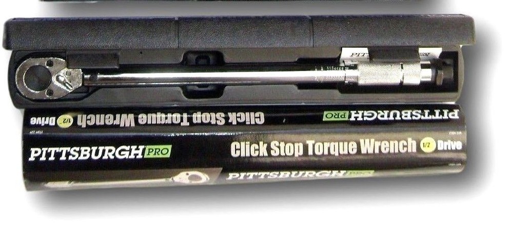 1/2" Torque Wrench Snap Socket Professional Drive Click Type Ratcheting