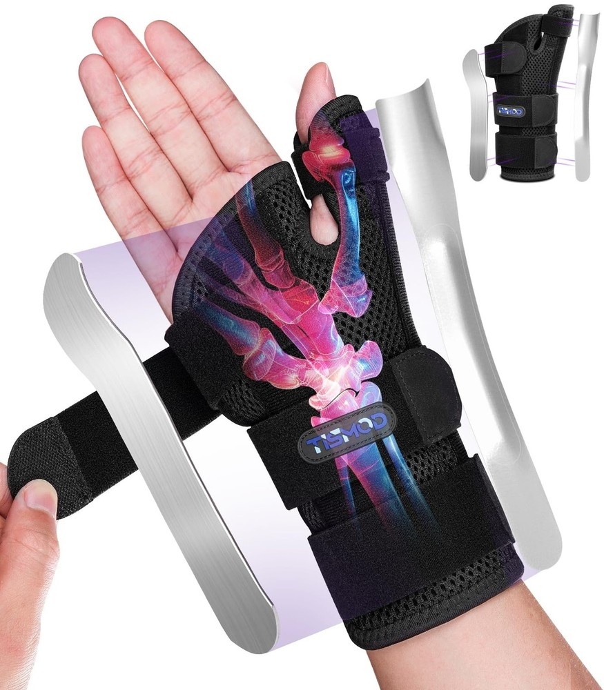 Thumb Spica Splint left Right Hand,Wrist Brace with Thumb Support for De Quer...