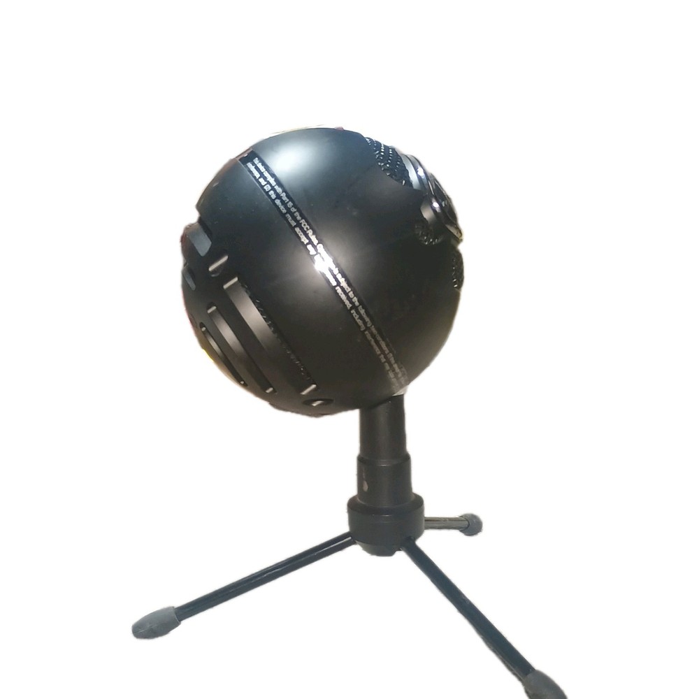 Microphone for PC podcast creator USB Black Adjustable Stand Freestanding