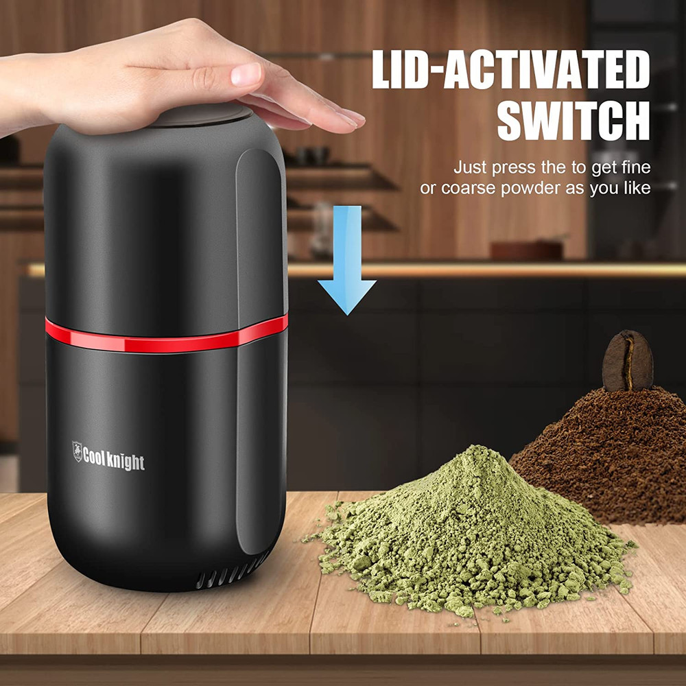 Herb Grinder [Large Capacity/Fast/Electric ]-Spice Herb Coffee Grinder