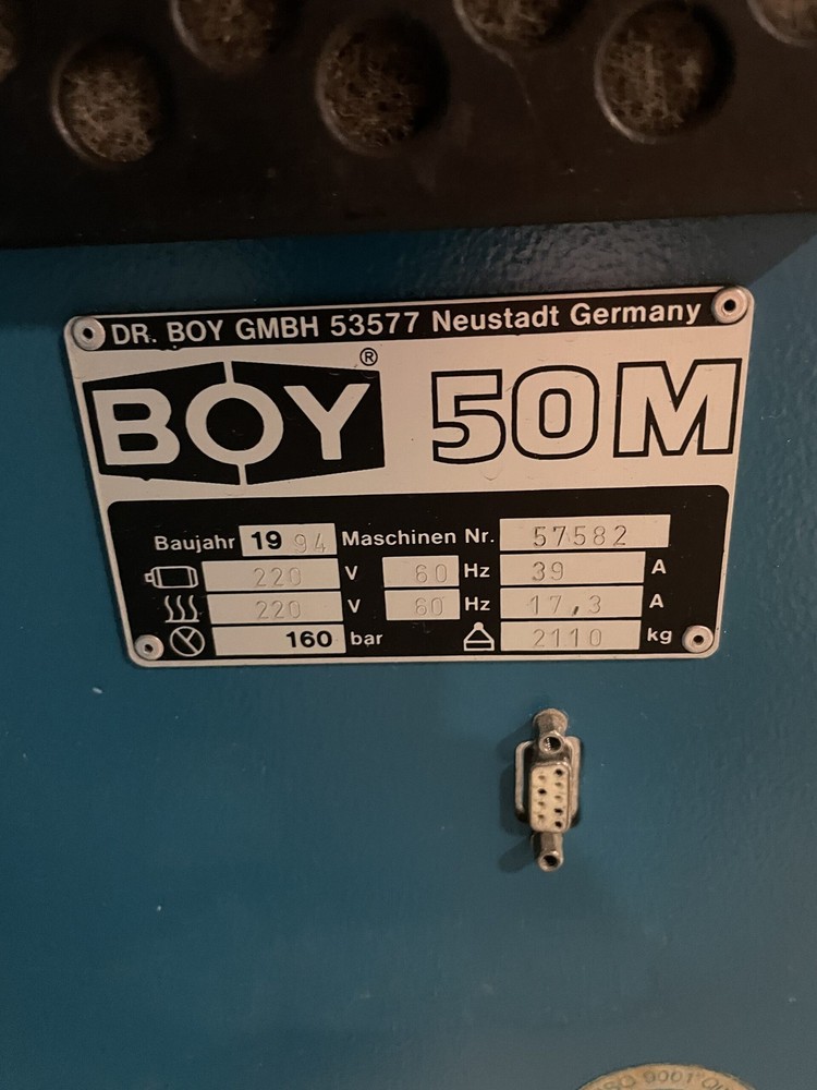 BOY 50M 50 Ton Horizontal Plastic Injection Molding Machine