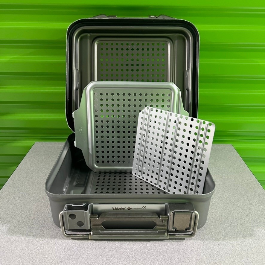 V. Mueller Genesis Half-Length Sterilization Container Perforated Deep CD1-8B