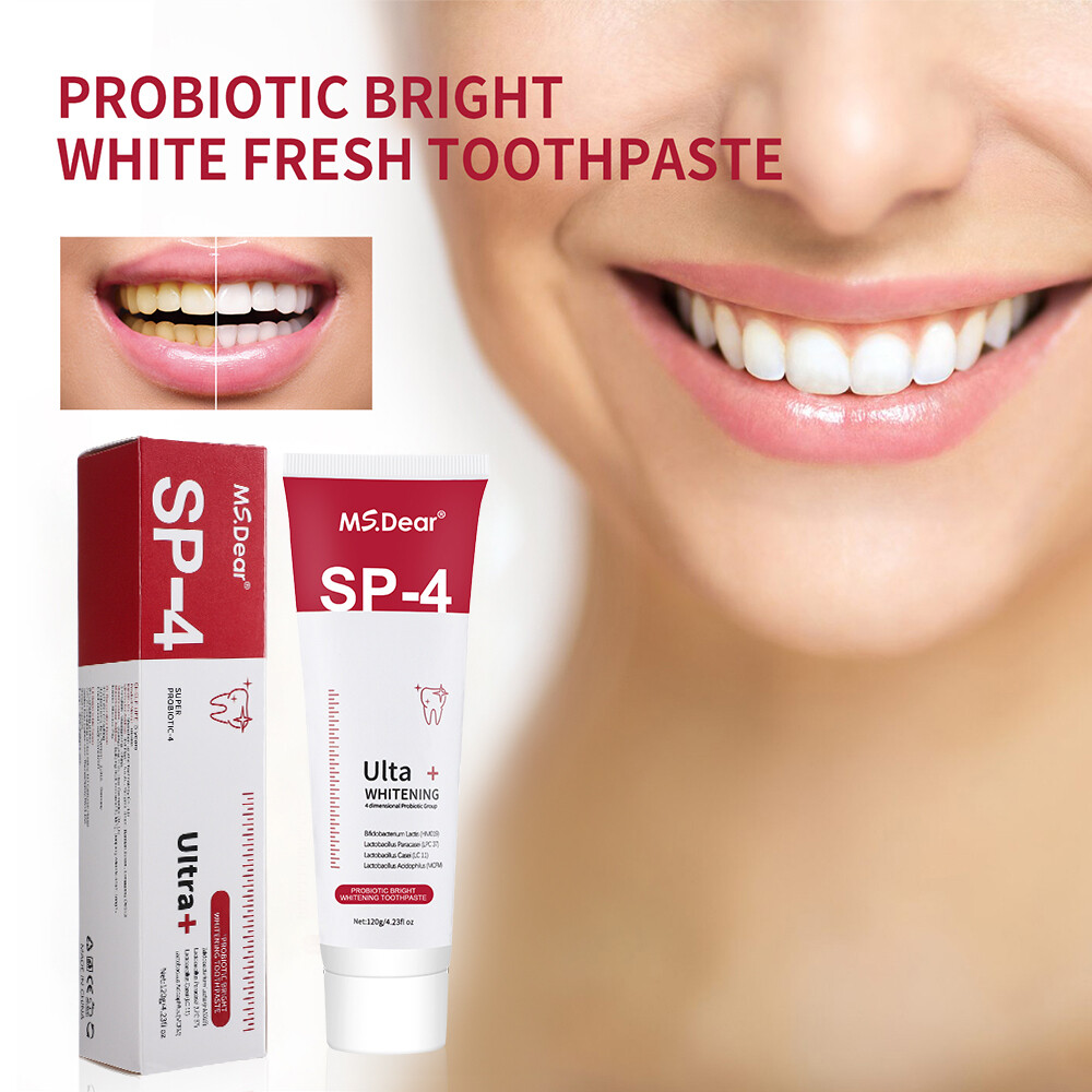 3Pcs SP-4 Probiotic Toothpaste, Sp-4 Toothpaste Whitening ,Remove yellow teeth