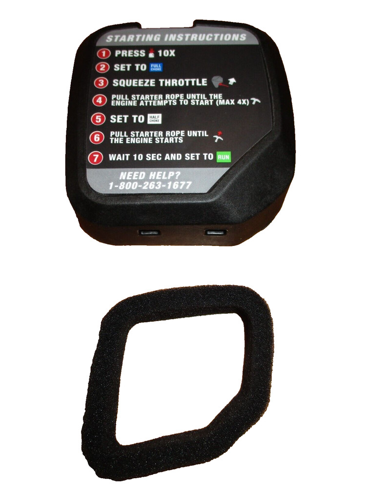 HYPER TOUGH STRING TRIMMER AIR FILTER AND COVER - SEE MODELS BELOW