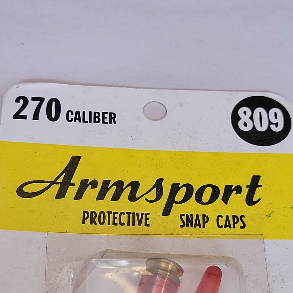 Armsport 270 Caliber Clear Plastic Spring Loaded Snap Caps