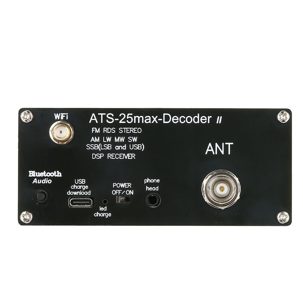 ATS25 Max Decoder II Bluetooth Full Radio Receiver with 2.4" Touch Screen USA&