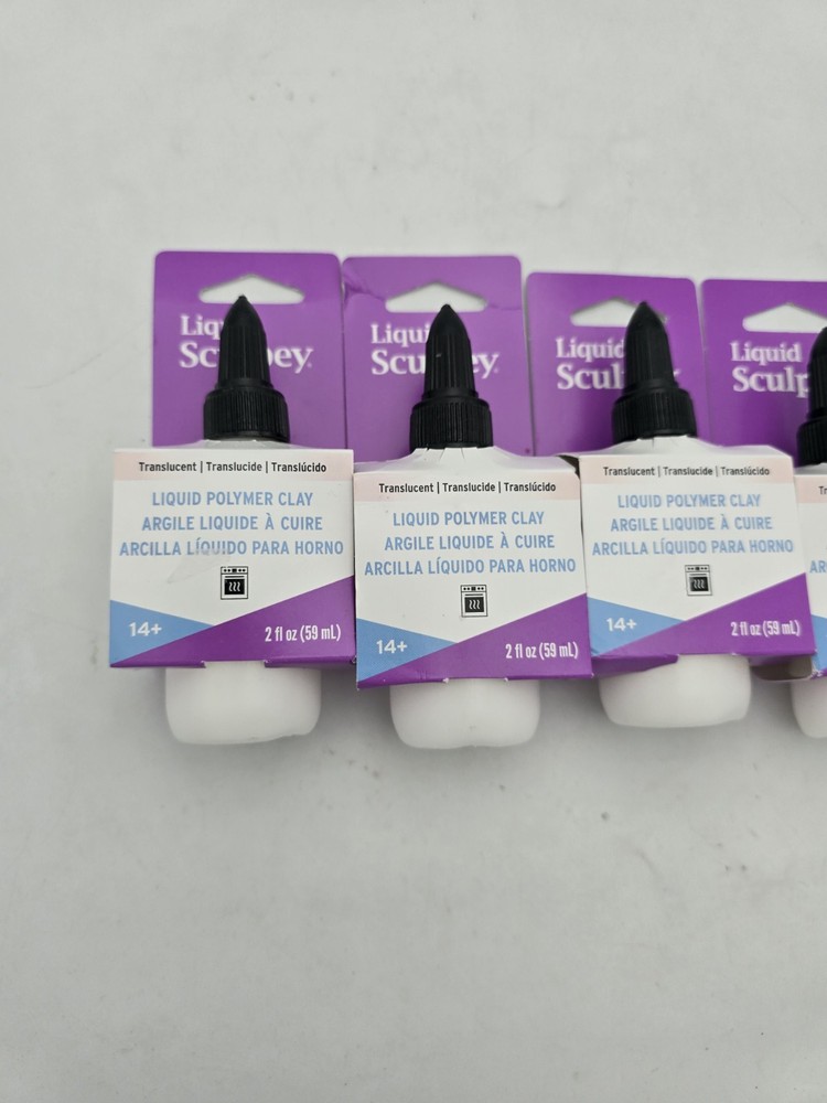 4x Liquid Sculpey 1oz White